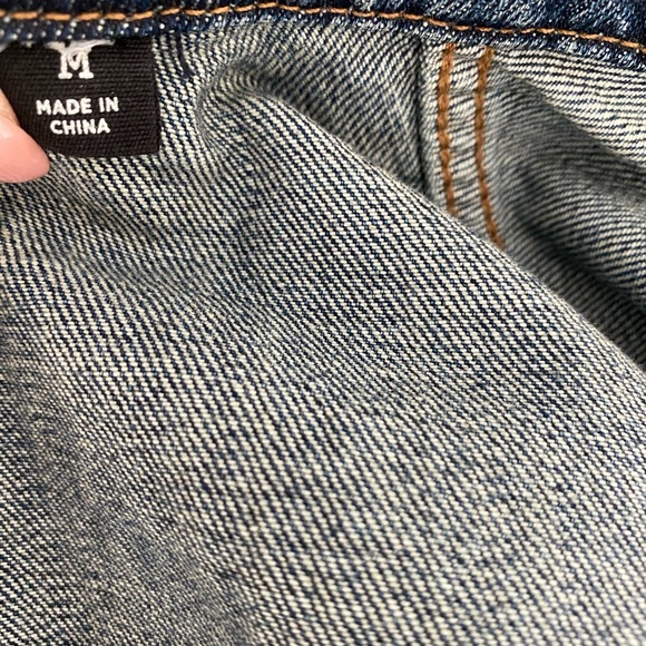 Classic American Style Denim Jean Chore Jacket Unisex - Picture 7 of 8